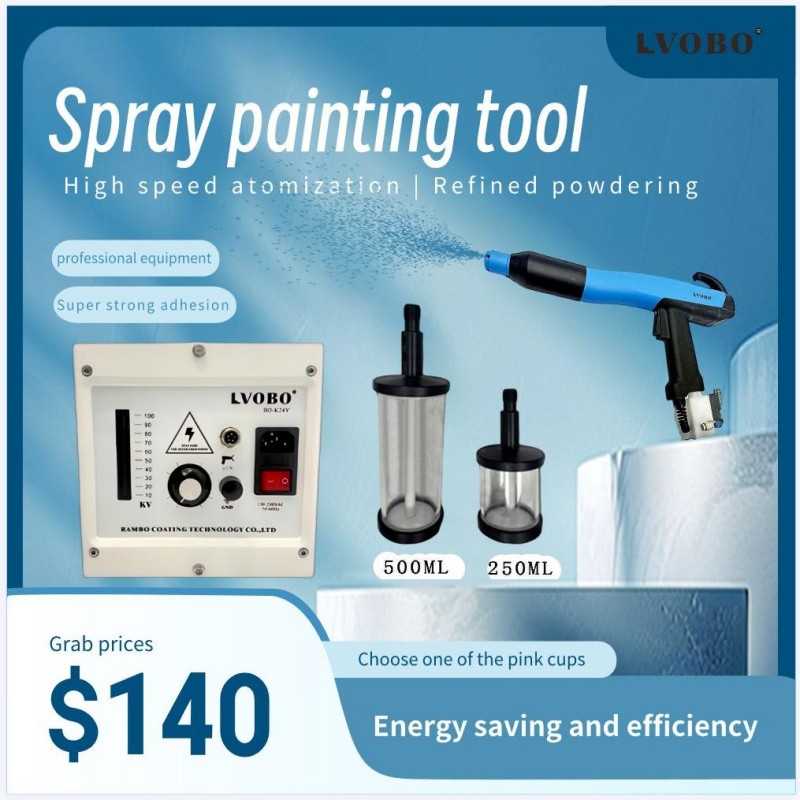 Portable Laboratory Electrostatic Powder Spray Gun