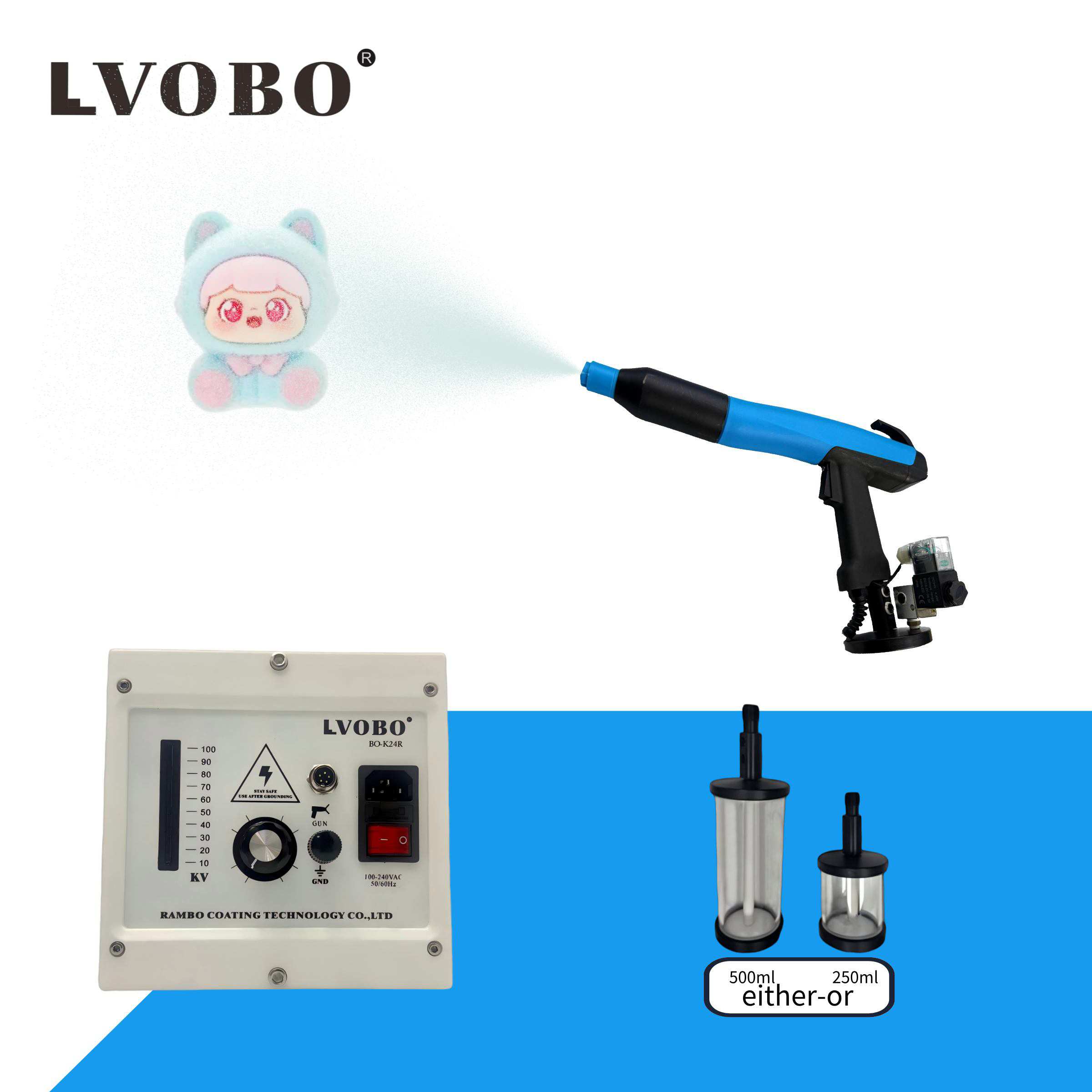 Electrostatic Flocking Gun