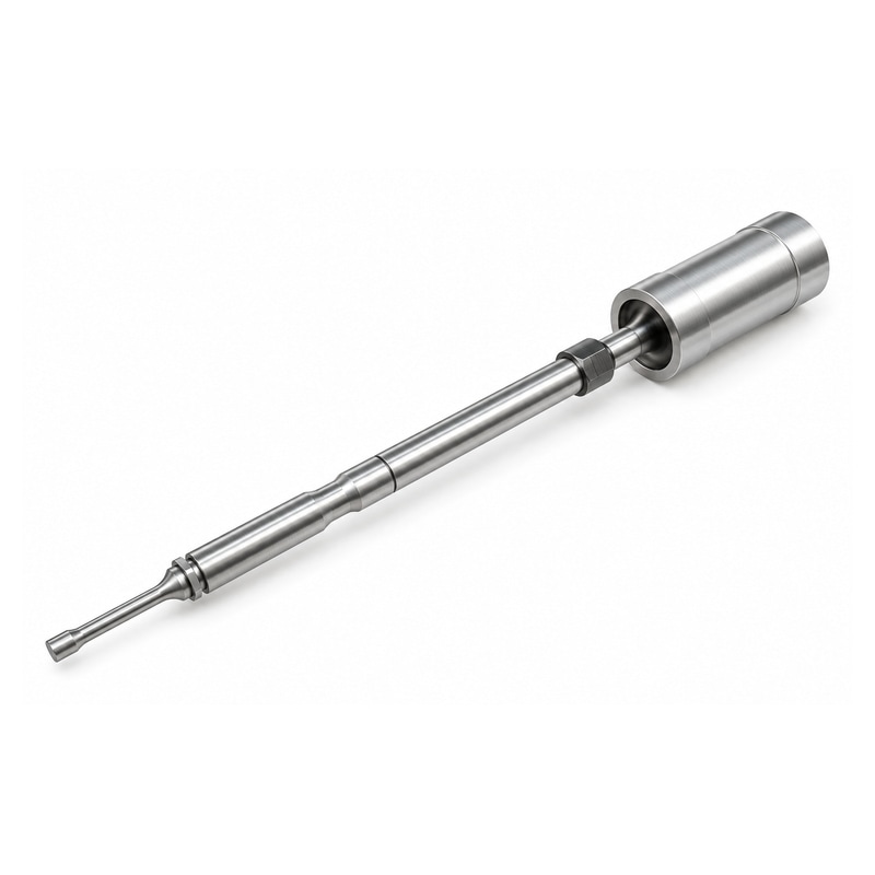 Actual LVOBO probe and transducer assembly used for BO-UCH-F laboratory sonication